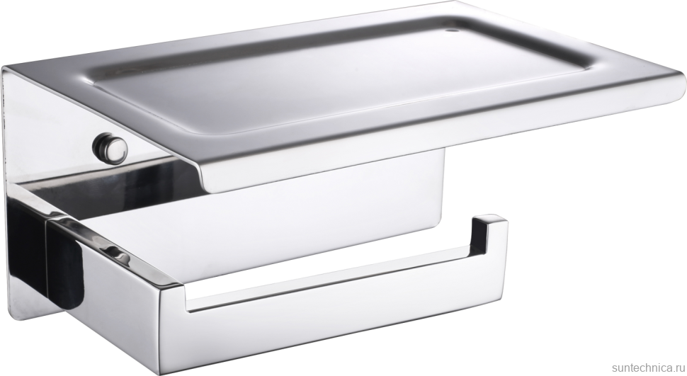 Держатель туалетной бумаги Boheme New Venturo 10311-CR с полкой для телефона