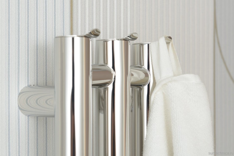 Полотенцесушитель электрический Сунержа Терция 4.0 00-0883-1206 120x15 см, подключение справа, скрытое подключение справа, без покрытия, I-образный