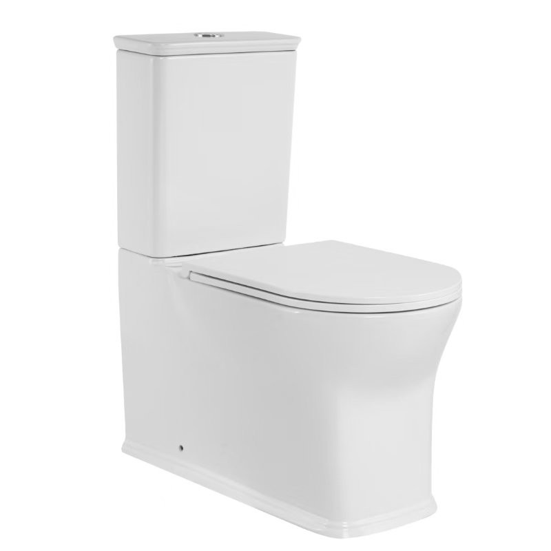 Унитаз-компакт напольный SantiLine SL-5042 белый