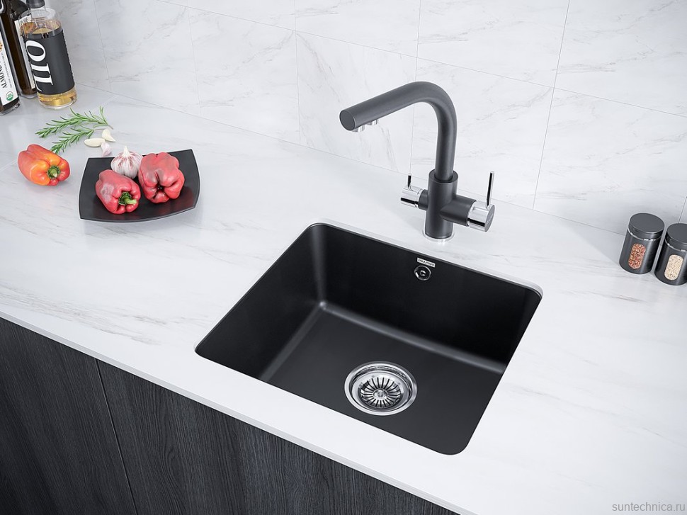 Смеситель для кухни Paulmark Essen Es213011-401 антрацит