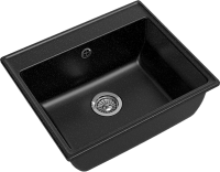 Мойка кухонная GranFest Vertex GF-V-580 черная