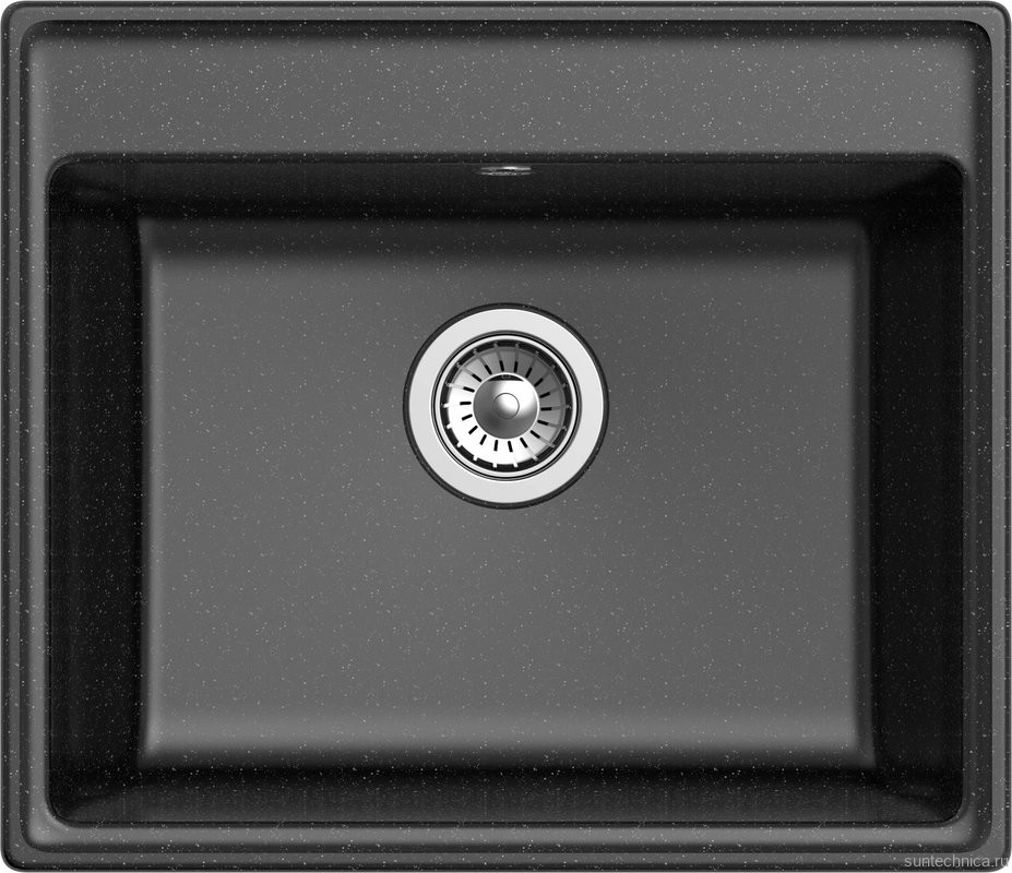 Мойка кухонная GranFest Vertex GF-V-580 черная