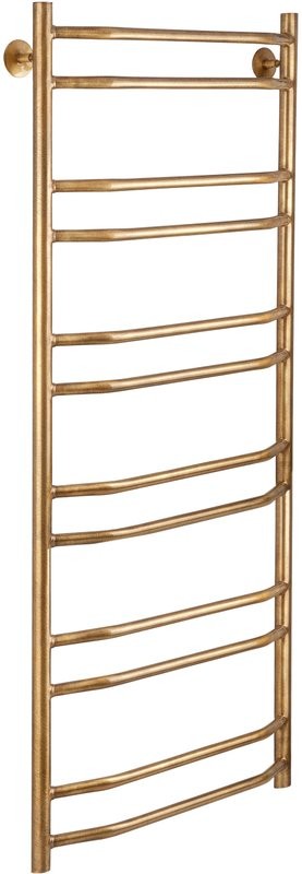 Полотенцесушитель водяной Secado Агата 4 125x55 см, бронза, лесенка, латунь