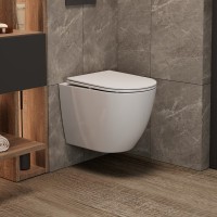 Унитаз подвесной Grossman Thin Rim GR-5601S глянцевый белый