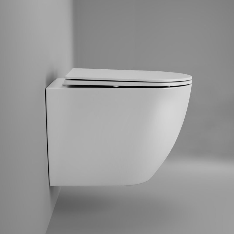 Унитаз подвесной Grossman Thin Rim GR-5601S глянцевый белый