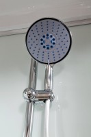 Душевая кабина DTO K402S 120х90, LED, профиль хром, стекло прозрачное