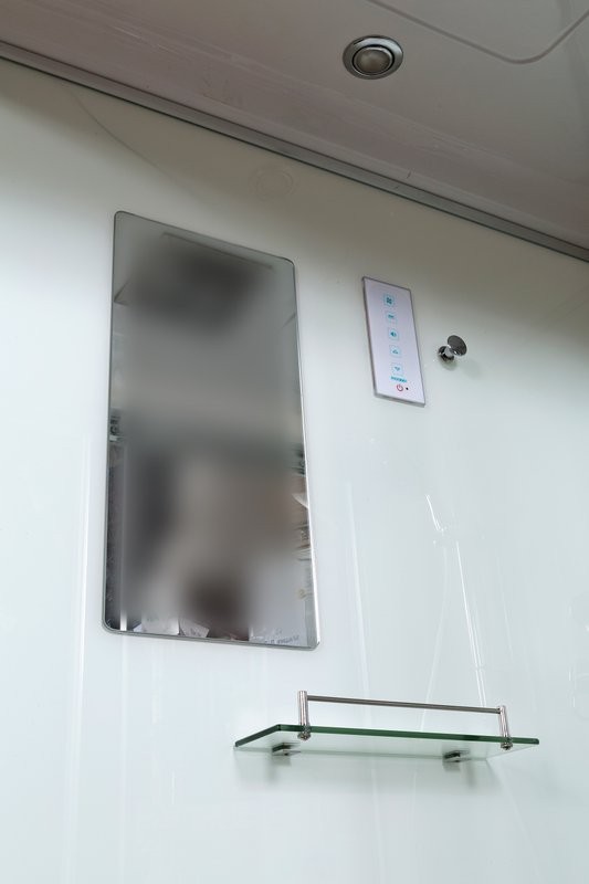 Душевая кабина DTO K402S 120х90, LED, профиль хром, стекло прозрачное