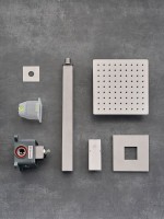 Душевой комплект РМС Sus129 SUS129-2 С ВНУТРЕННЕЙ ЧАСТЬЮ, для душа, нержавеющая сталь