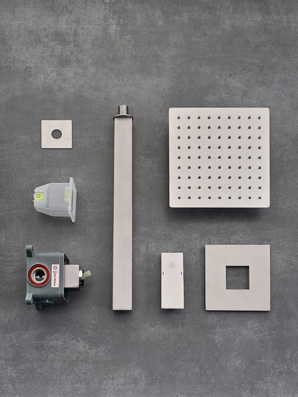 Душевой комплект РМС Sus129 SUS129-2 С ВНУТРЕННЕЙ ЧАСТЬЮ, для душа, нержавеющая сталь