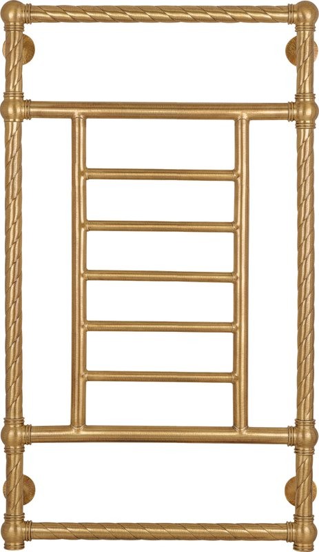 Полотенцесушитель водяной Secado Фалерони 3 Trenza 100x55 см, бронза, лесенка, латунь