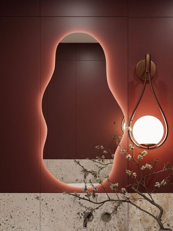 Зеркало Art&Max Como 60x110 с подсветкой