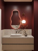 Зеркало Art&Max Como 60x110 с подсветкой