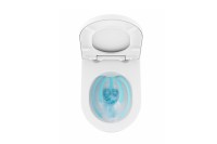 Унитаз подвесной Ravak Chrome Uni RimOFF безободковый, сиденье с микролифтом, белый