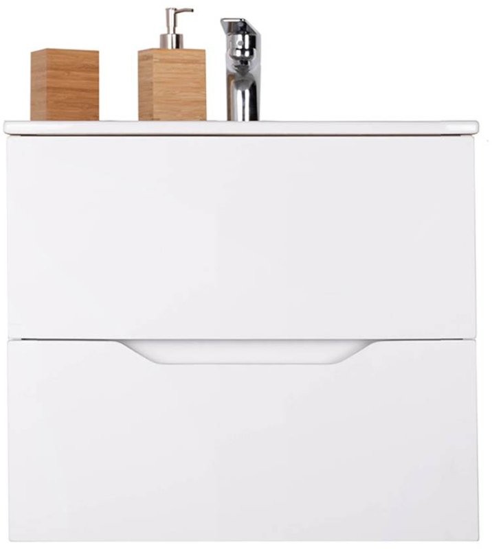 Тумба с раковиной Orange Line 60 белая матовая