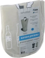 Корзина для белья Fixsen 1000 FX-1012 с алюминиевыми ручками Корзина для белья Fixsen 1000 FX-1012 с алюминиевыми ручками