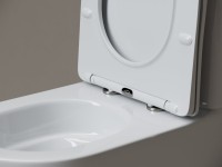 Унитаз-компакт напольный Ceramicanova Highlight Торнадо CN1802T с сиденьем микролифт, безободковый