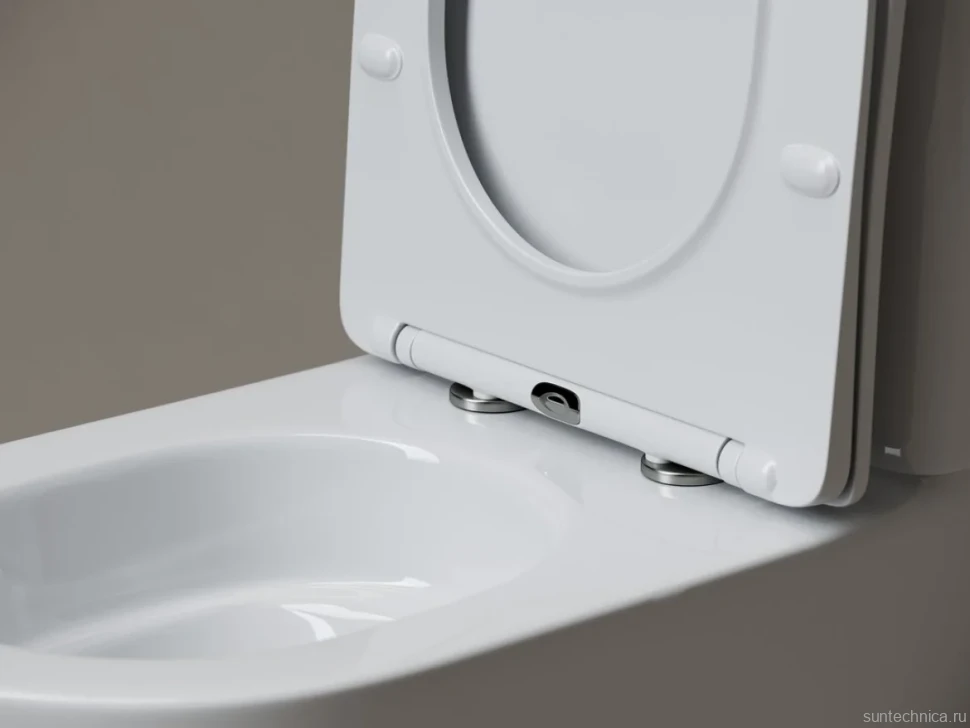 Унитаз-компакт напольный Ceramicanova Highlight Торнадо CN1802T с сиденьем микролифт, безободковый