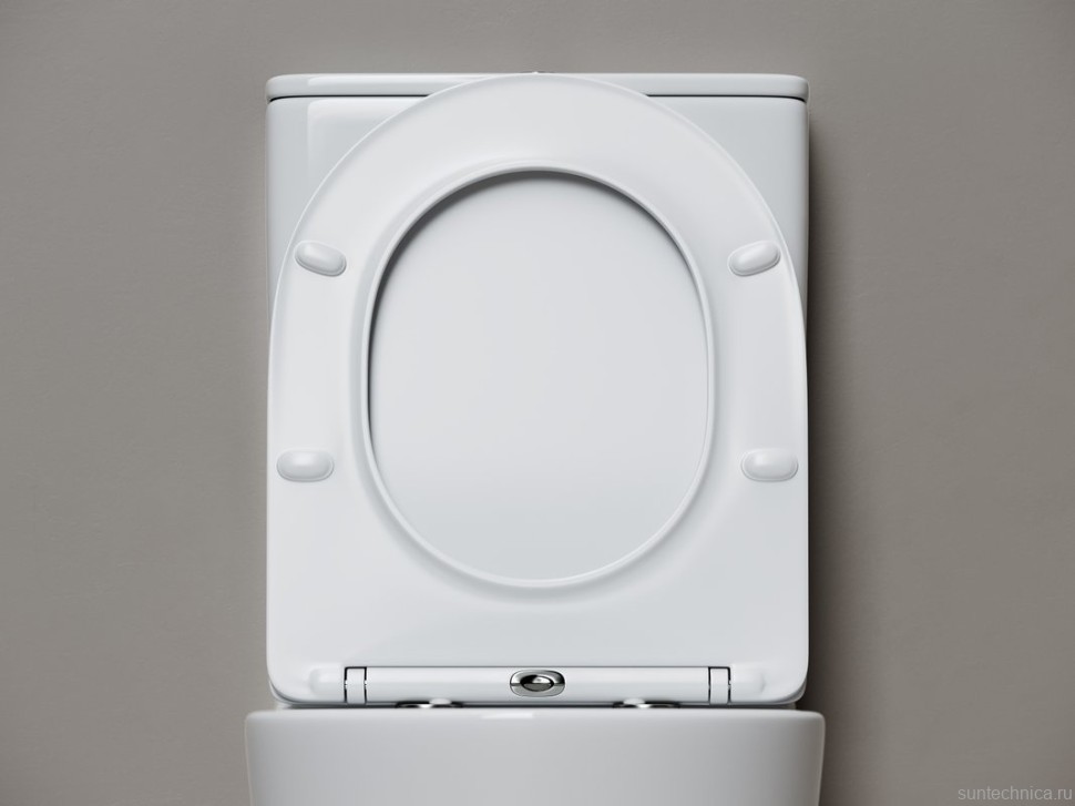 Унитаз-компакт напольный Ceramicanova Highlight Торнадо CN1802T с сиденьем микролифт, безободковый