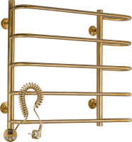 Полотенцесушитель электрический Secado Венеция 2 65x60 см, подключение слева, бронза, лесенка, латунь