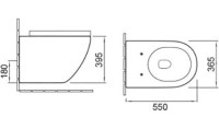 Унитаз подвесной SantiLine SL-5002MM с микролифтом