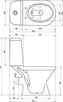 Унитаз-компакт напольный Jika Era Era 2453.2