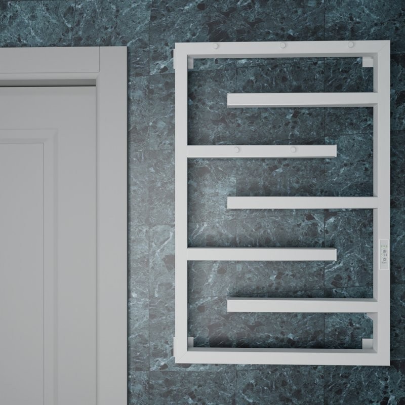 Полотенцесушитель электрический Altasan ЛабиринтПроф 80х50 белый матовый