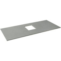 Тумба под раковину со столешницей Allen Brau Infinity 100 подвесная, антрацит матовый, столешница графит