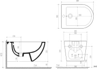 Биде подвесное Art&Max Ovale AM011BH Биде подвесное Art&Max Ovale AM011BH