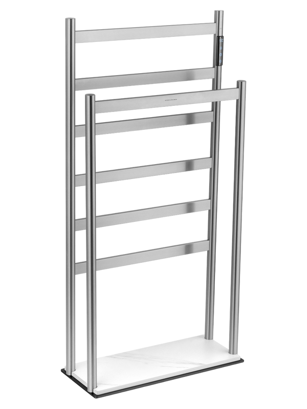 Полотенцесушитель электрический Wonzon & Woghand WW-A407-BR брашированный никель