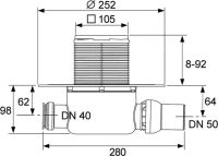 Душевой трап TECE Drainpoint S TECEdrainpoint S 120 3601200 Душевой трап TECE Drainpoint S TECEdrainpoint S 120 3601200