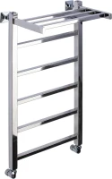 Полотенцесушитель водяной Comfysan Marte-K W-6 80х40 80x45 см, хром, лесенка, с полкой