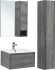 Мебель для ванной STWORKI Карлстад 60 дуб рошелье, в стиле лофт, подвесная (комплект, гарнитур)