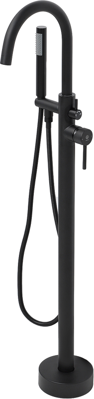 Напольный смеситель для ванны с душем Orange Steel Steel M99-336b напольный, черный