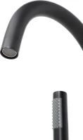Напольный смеситель для ванны с душем Orange Steel Steel M99-336b напольный, черный