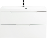 Тумба под раковину BelBagno Vittoria 100 подвесная, bianco lucido