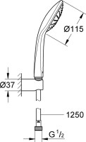 Душевой гарнитур Grohe Euphoria Mono 110  27354000