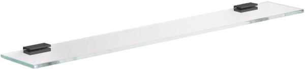 Полка Keuco Edition 11 11110135700 70 см, хром черный шлифованный