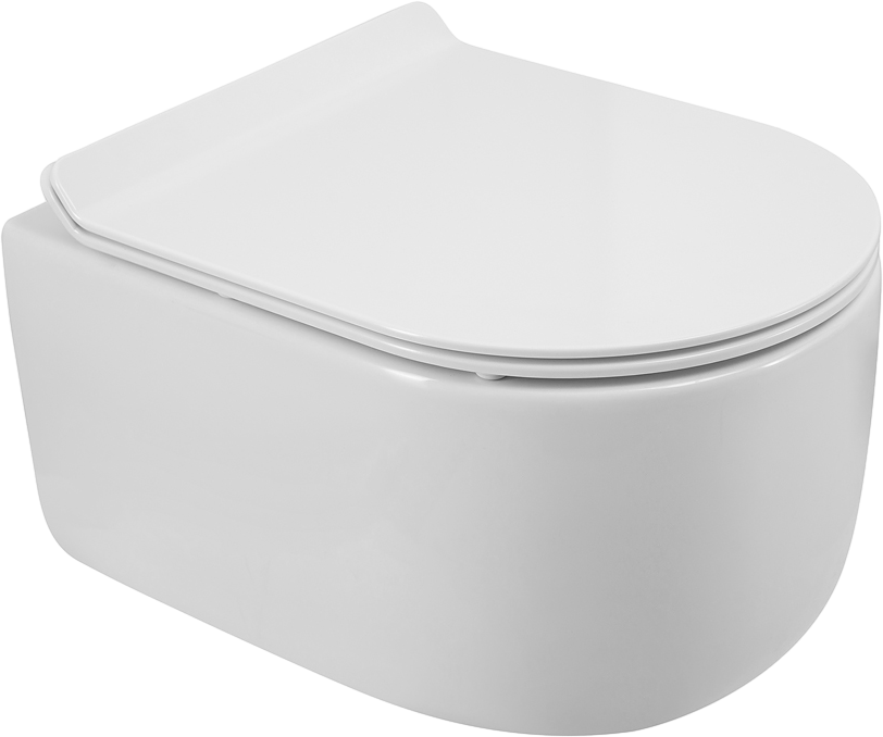 Унитаз подвесной BelBagno Soft BB084CH-TOR безободковый, крышка BB2011SC с микролифтом