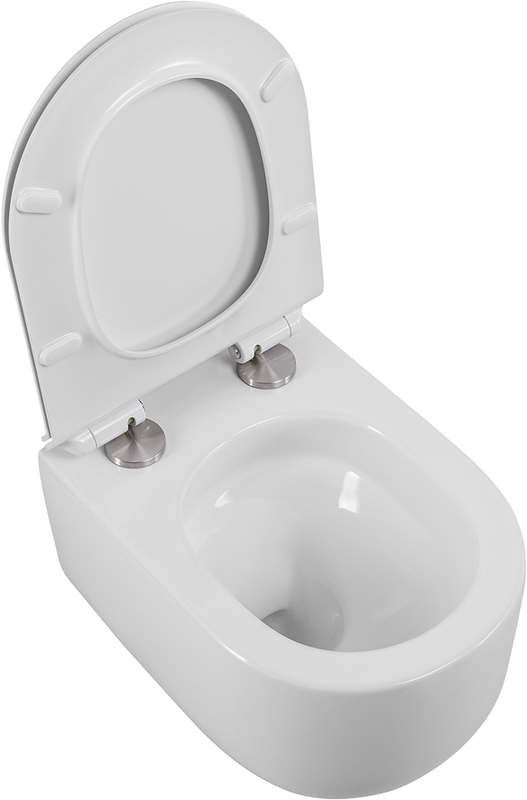 Унитаз подвесной BelBagno Soft BB084CH-TOR безободковый, крышка BB2011SC с микролифтом