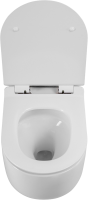 Унитаз подвесной BelBagno Soft BB084CH-TOR безободковый, крышка BB2011SC с микролифтом
