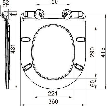 Унитаз подвесной BelBagno Soft BB084CH-TOR безободковый, крышка BB2011SC с микролифтом