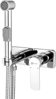 Гигиенический душ Lemark plus Grace LM1519C со смесителем, С ВНУТРЕННЕЙ ЧАСТЬЮ