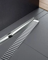 Душевой трап (лоток) Timo Drain Systems DS230108/01 800 вставка lines, сатин