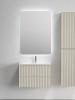 Мебель для ванной комнаты Sancos Snob R 70 подвесная, beige soft, раковина CN7031