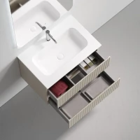 Мебель для ванной комнаты Sancos Snob R 70 подвесная, beige soft, раковина CN7031