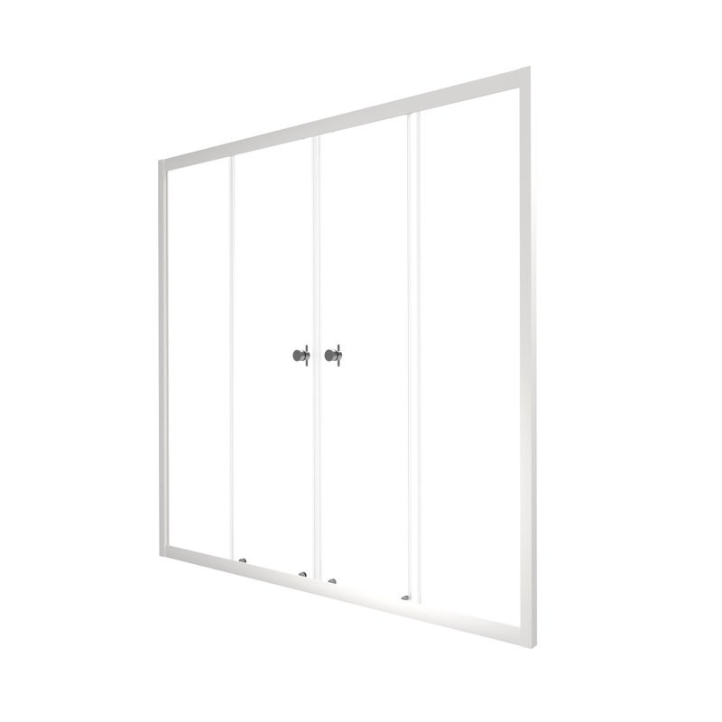 Шторка на ванну Triton Ультра 170 профиль глянцевый белый