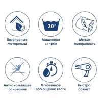 Коврик Wasserkraft Dill BM-3911 caviar