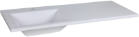 Тумба с раковиной Brevita Grafit 40 L, под стиральную машину, раковина Гавана