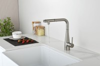 Смеситель для кухни AQUAme Cucina с выдвижным изливом AQM9902BN
