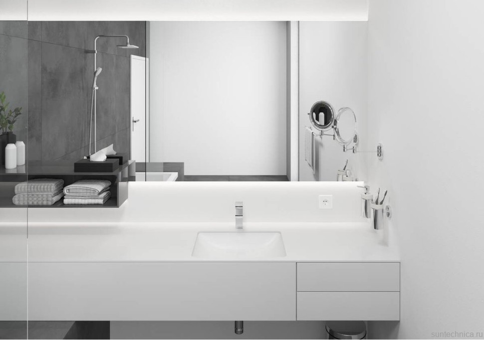 Смеситель для раковины Hansgrohe Vernis Shape 71591000 хром